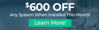Kinetico October Offers