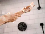 Washing arms with soft water from Kinetico